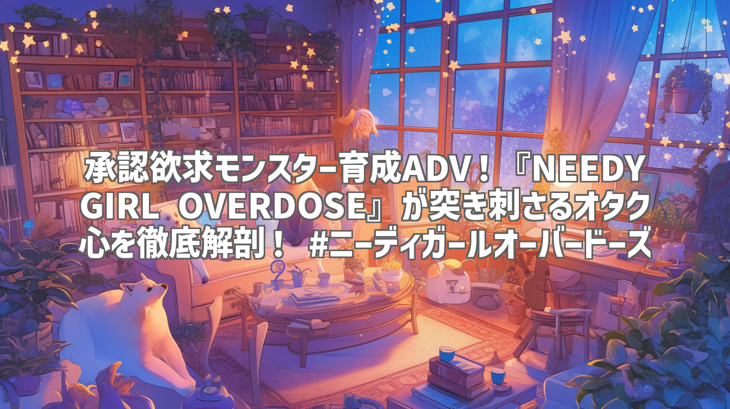承認欲求モンスター育成ADV！『NEEDY GIRL OVERDOSE』が突き刺さるオタク心を徹底解剖！ #ニーディガールオーバードーズ
