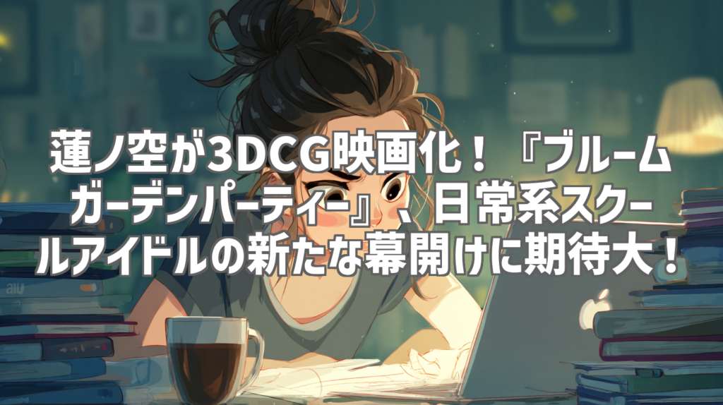 蓮ノ空が3DCG映画化！『ブルームガーデンパーティー』、日常系スクールアイドルの新たな幕開けに期待大！