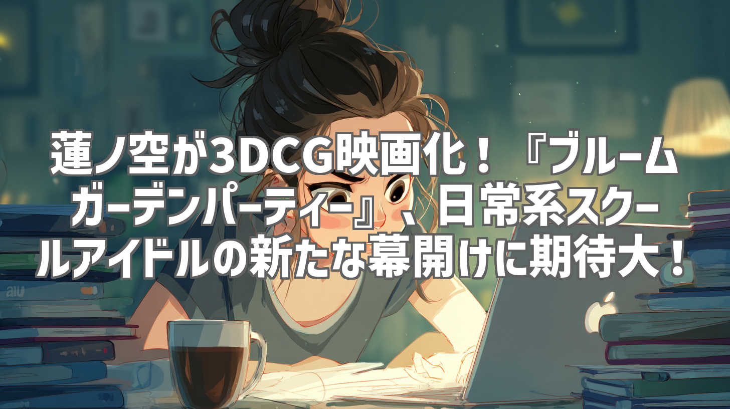 蓮ノ空が3DCG映画化！『ブルームガーデンパーティー』、日常系スクールアイドルの新たな幕開けに期待大！