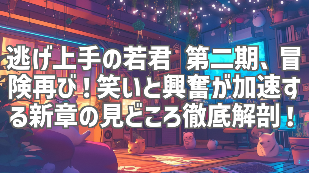 逃げ上手の若君 第二期、冒険再び！笑いと興奮が加速する新章の見どころ徹底解剖！
