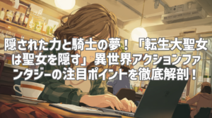 隠された力と騎士の夢！「転生大聖女は聖女を隠す」異世界アクションファンタジーの注目ポイントを徹底解剖！