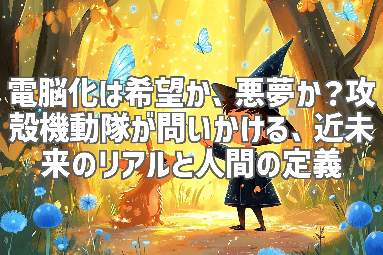 電脳化は希望か、悪夢か？攻殻機動隊が問いかける、近未来のリアルと人間の定義