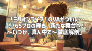 「ミリオンライブ！OVAがついに…！765プロの輝き、新たな舞台へ！～いつか、真ん中で～徹底解剖」