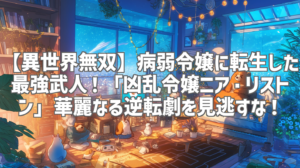 【異世界無双】病弱令嬢に転生した最強武人！「凶乱令嬢ニア・リストン」華麗なる逆転劇を見逃すな！