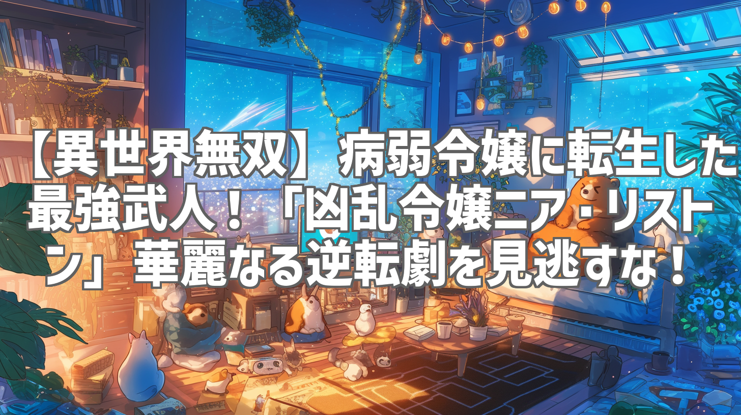 【異世界無双】病弱令嬢に転生した最強武人！「凶乱令嬢ニア・リストン」華麗なる逆転劇を見逃すな！