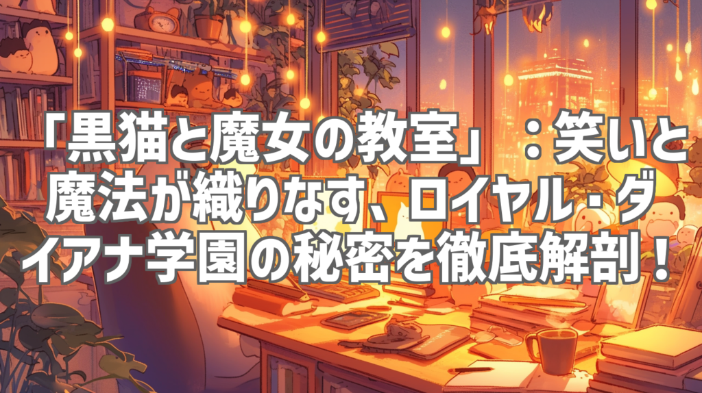 「黒猫と魔女の教室」：笑いと魔法が織りなす、ロイヤル・ダイアナ学園の秘密を徹底解剖！