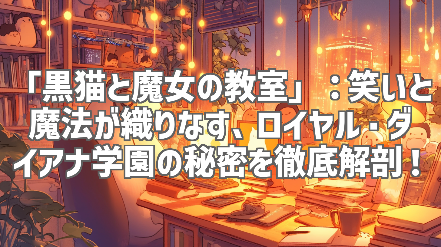 「黒猫と魔女の教室」：笑いと魔法が織りなす、ロイヤル・ダイアナ学園の秘密を徹底解剖！