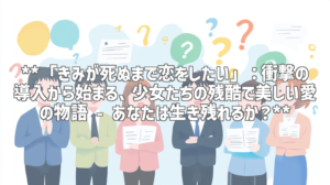 **「きみが死ぬまで恋をしたい」：衝撃の導入から始まる、少女たちの残酷で美しい愛の物語 - あなたは生き残れるか？**