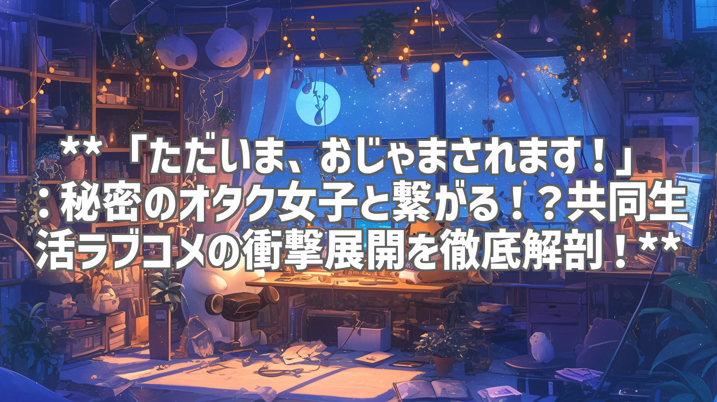 **「ただいま、おじゃまされます！」：秘密のオタク女子と繋がる！？共同生活ラブコメの衝撃展開を徹底解剖！**
