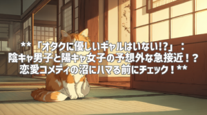 **「オタクに優しいギャルはいない!?」：陰キャ男子と陽キャ女子の予想外な急接近！？恋愛コメディの沼にハマる前にチェック！**