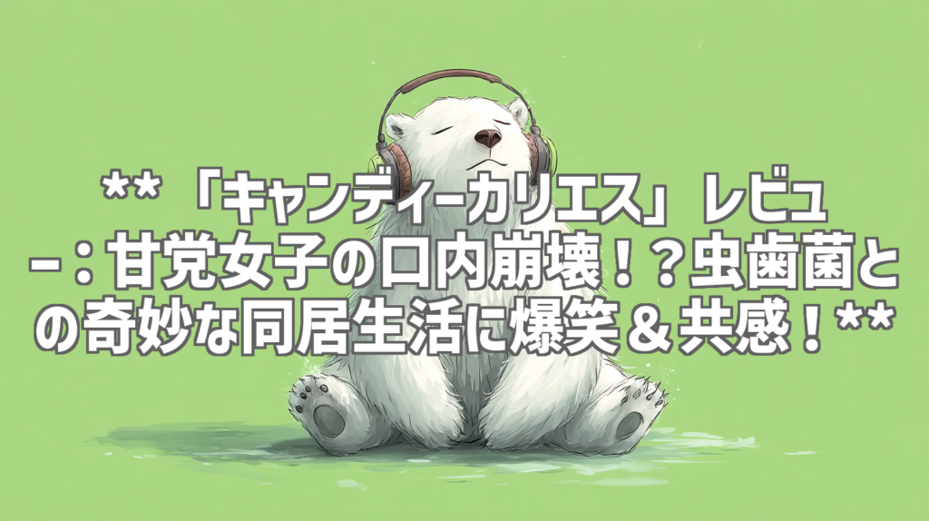 **「キャンディーカリエス」レビュー：甘党女子の口内崩壊！？虫歯菌との奇妙な同居生活に爆笑＆共感！**