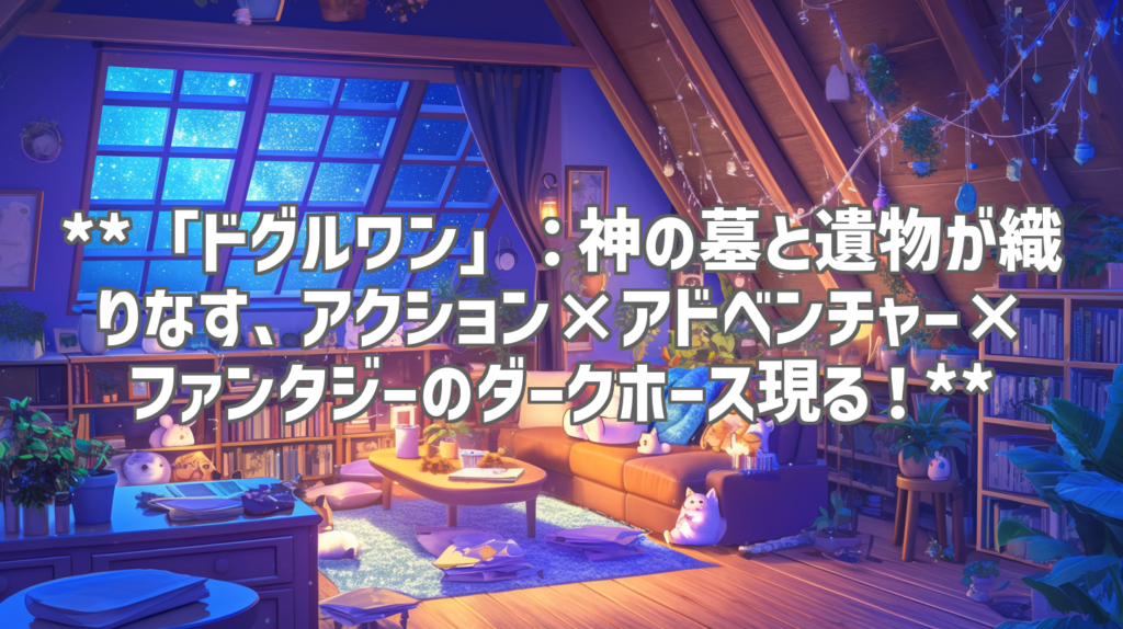 **「ドグルワン」：神の墓と遺物が織りなす、アクション×アドベンチャー×ファンタジーのダークホース現る！**