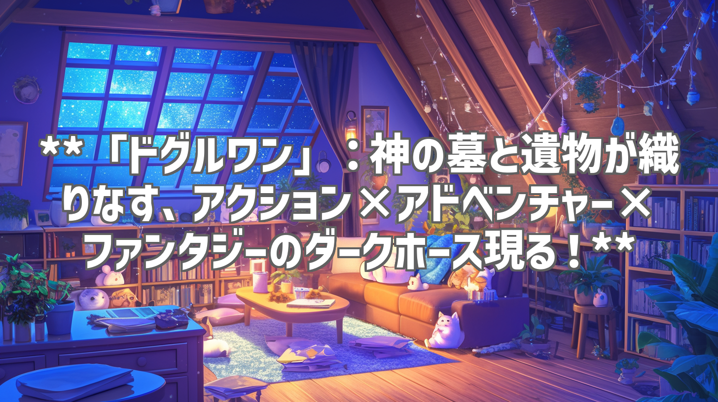 **「ドグルワン」：神の墓と遺物が織りなす、アクション×アドベンチャー×ファンタジーのダークホース現る！**