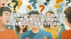 **「天幕のジャードゥーガル」：知略渦巻くハレムで咲く知恵の花！13世紀モンゴル帝国を舞台にした歴史ドラマに迫る**