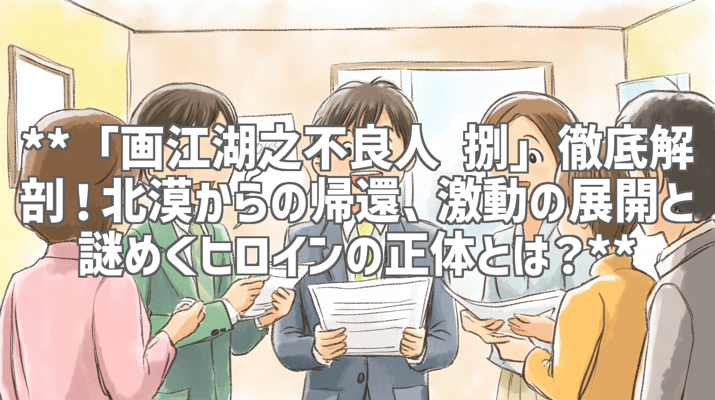 **「画江湖之不良人 捌」徹底解剖！北漠からの帰還、激動の展開と謎めくヒロインの正体とは？**