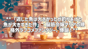 **「逃した魚は大きかったが釣りあげた魚が大きすぎた件」：脳筋令嬢マリアの規格外ラブコメファンタジー、爆誕！**
