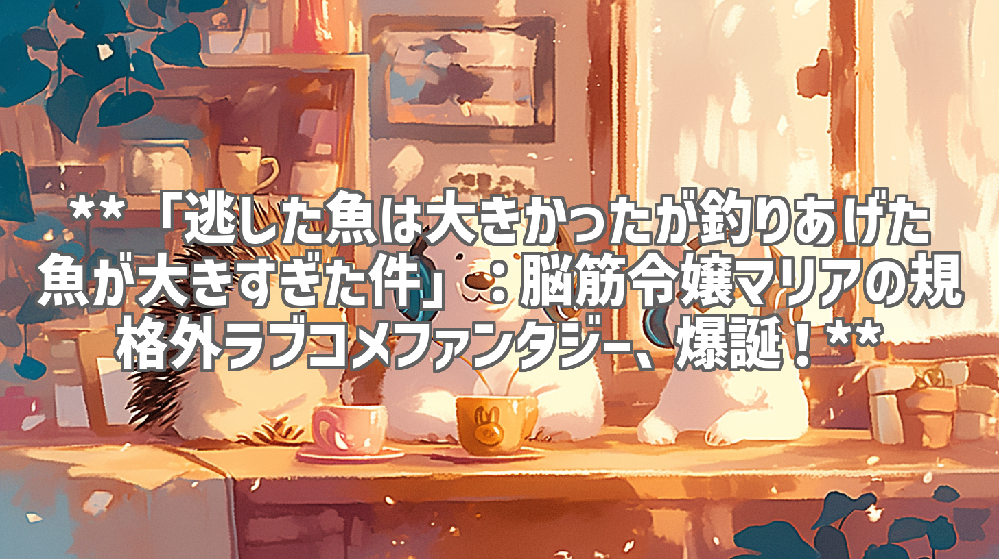 **「逃した魚は大きかったが釣りあげた魚が大きすぎた件」：脳筋令嬢マリアの規格外ラブコメファンタジー、爆誕！**