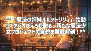 **「魔法の姉妹ルルットリリィ」始動！スタジオぴえろが贈る、新たな魔法少女プロジェクトの全貌を徹底解剖！**