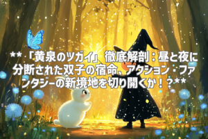 **「黄泉のツガイ」徹底解剖：昼と夜に分断された双子の宿命、アクション・ファンタジーの新境地を切り開くか！？**