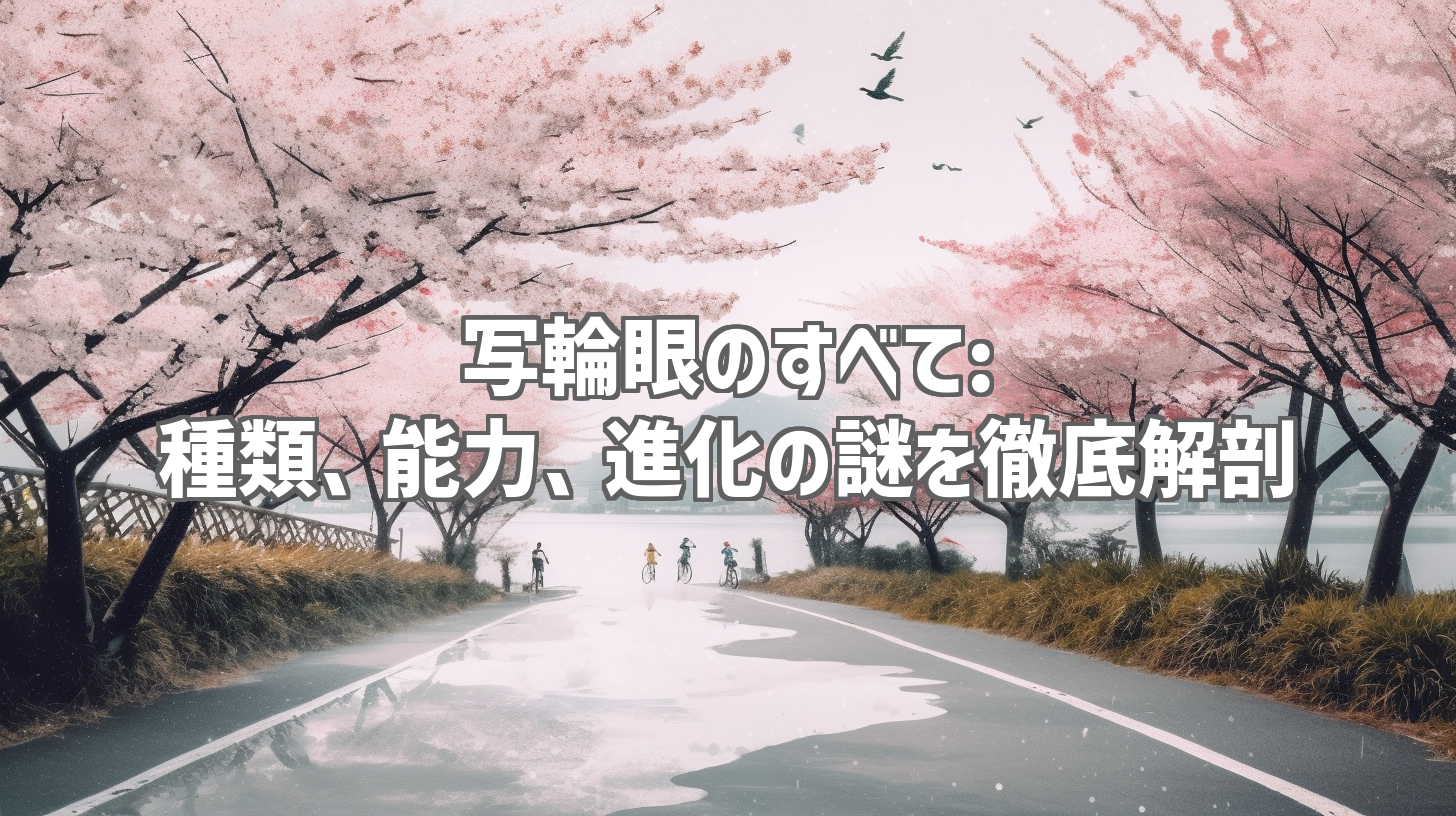 写輪眼のすべて: 種類、能力、進化の謎を徹底解剖