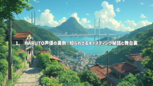 1. NARUTO声優の裏側：知られざるキャスティング秘話と舞台裏