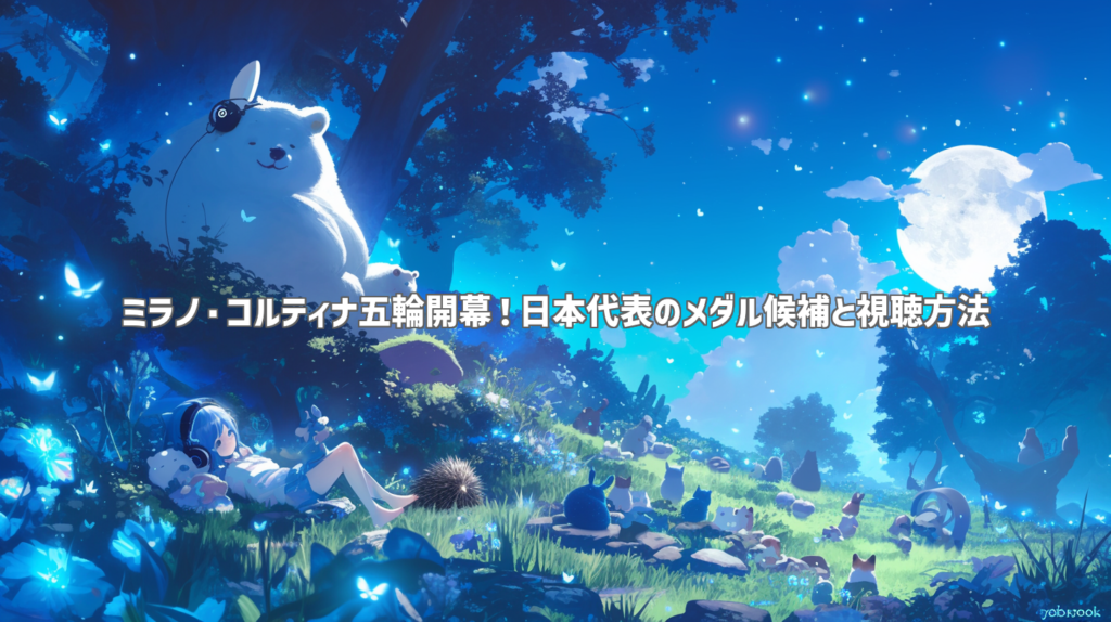 ミラノ・コルティナ五輪開幕！日本代表のメダル候補と視聴方法