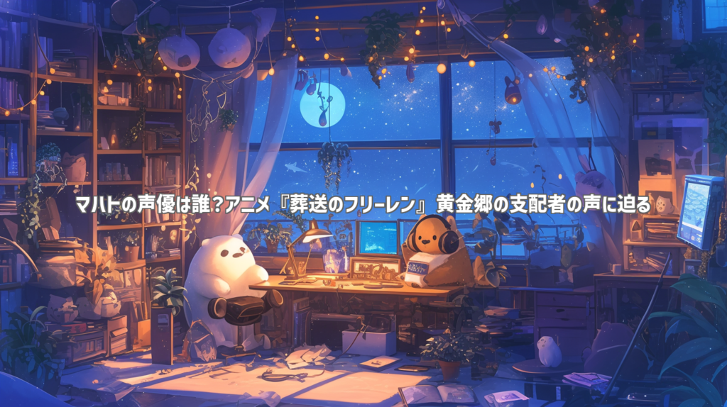 マハトの声優は誰？アニメ『葬送のフリーレン』黄金郷の支配者の声に迫る