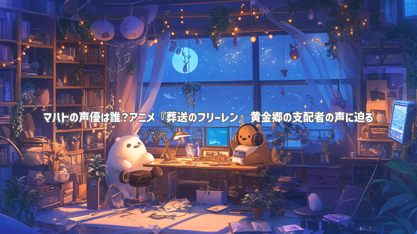 マハトの声優は誰?アニメ『葬送のフリーレン』黄金郷の支配者の声に迫る