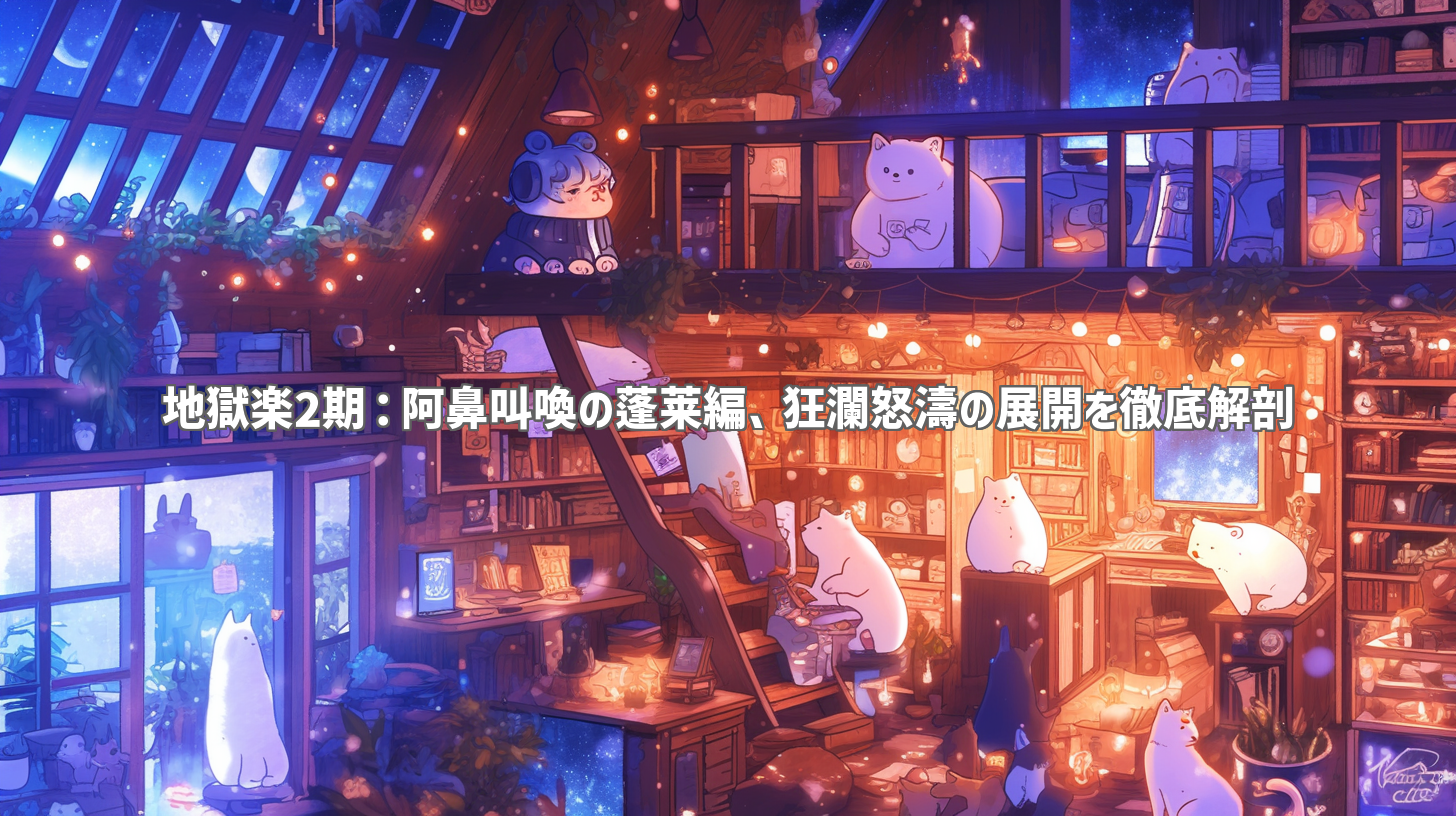 地獄楽2期：阿鼻叫喚の蓬莱編、狂瀾怒濤の展開を徹底解剖