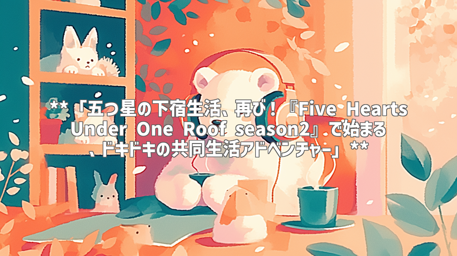 **「五つ星の下宿生活、再び!『Five Hearts Under One Roof season2』で始まる、ドキドキの共同生活アドベンチャー」**