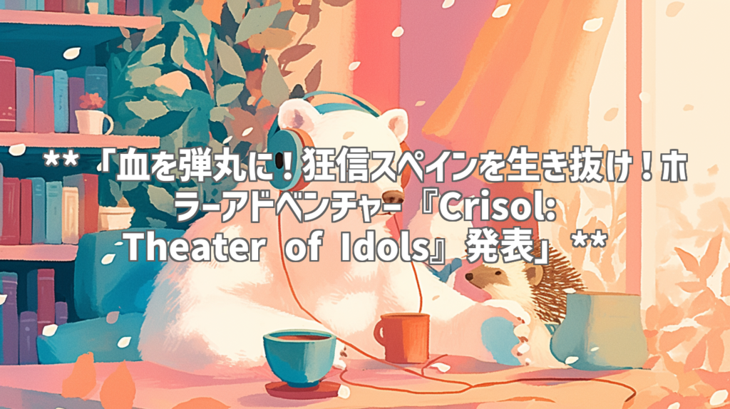**「血を弾丸に！狂信スペインを生き抜け！ホラーアドベンチャー『Crisol: Theater of Idols』発表」**