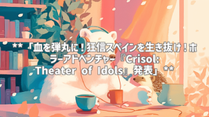 **「血を弾丸に！狂信スペインを生き抜け！ホラーアドベンチャー『Crisol: Theater of Idols』発表」**