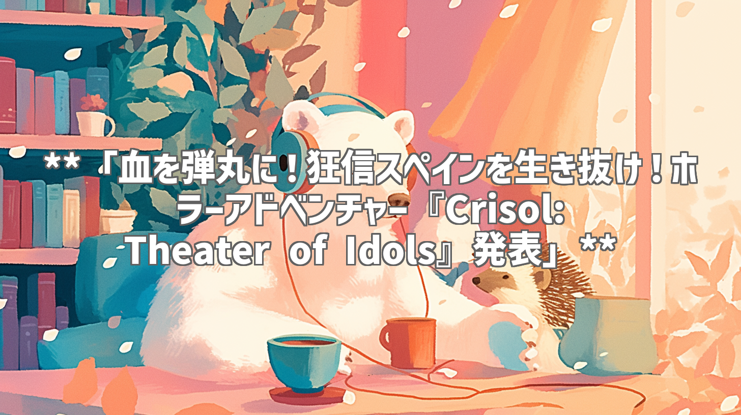 **「血を弾丸に！狂信スペインを生き抜け！ホラーアドベンチャー『Crisol: Theater of Idols』発表」**