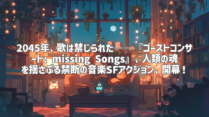 2045年、歌は禁じられた――『ゴーストコンサート: missing Songs』、人類の魂を揺さぶる禁断の音楽SFアクション、開幕！