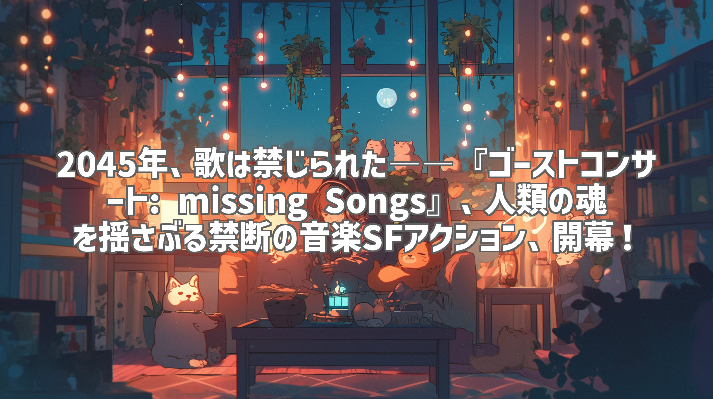 2045年、歌は禁じられた――『ゴーストコンサート: missing Songs』、人類の魂を揺さぶる禁断の音楽SFアクション、開幕！