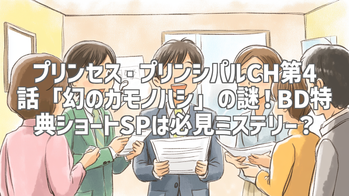 プリンセス・プリンシパルCH第4話「幻のカモノハシ」の謎！BD特典ショートSPは必見ミステリー？