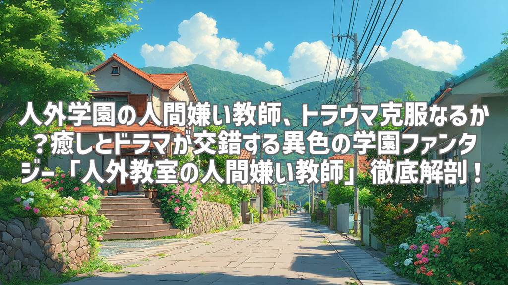 人外学園の人間嫌い教師、トラウマ克服なるか？癒しとドラマが交錯する異色の学園ファンタジー「人外教室の人間嫌い教師」徹底解剖！