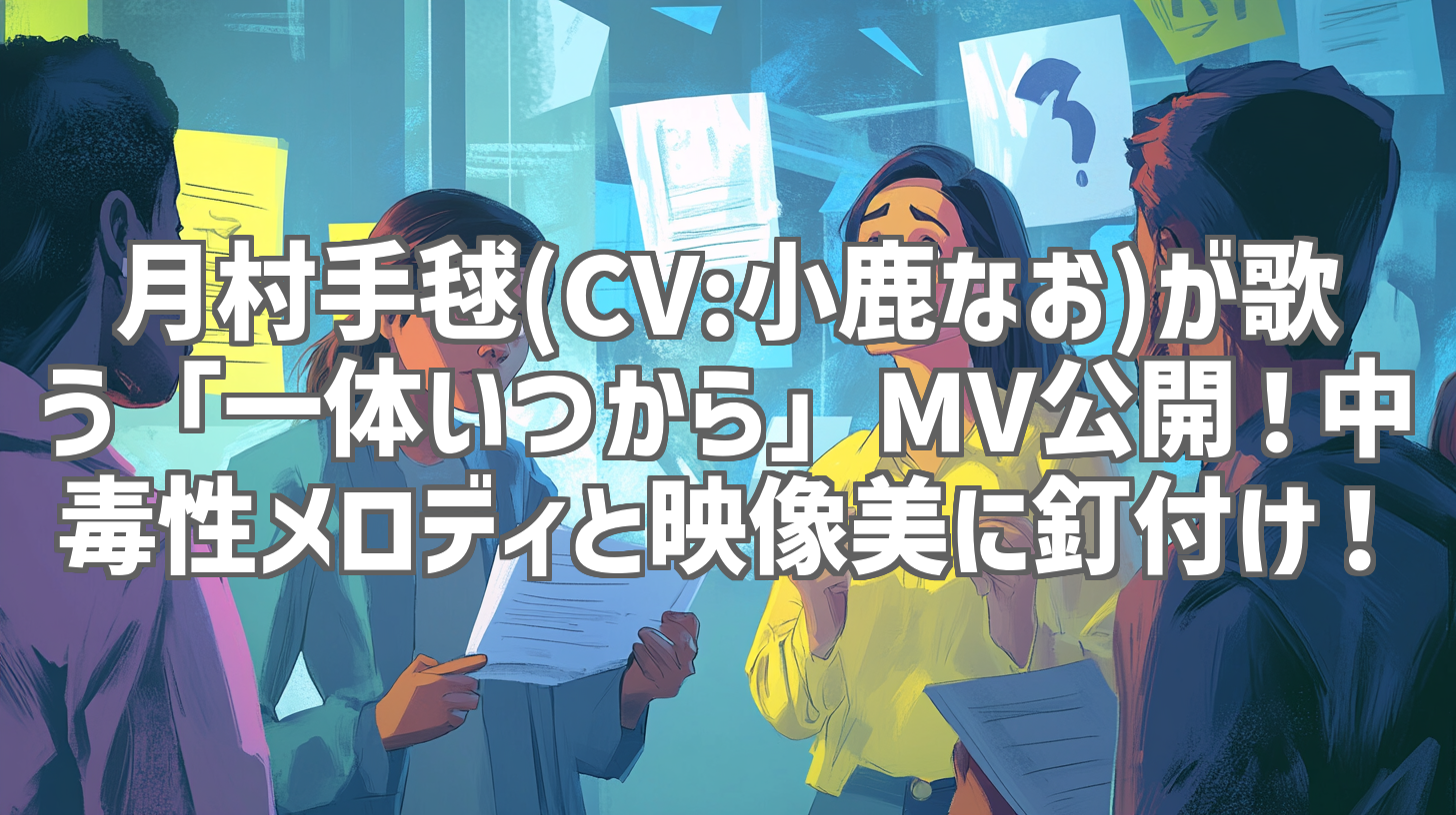 月村手毬(CV:小鹿なお)が歌う「一体いつから」MV公開!中毒性メロディと映像美に釘付け!