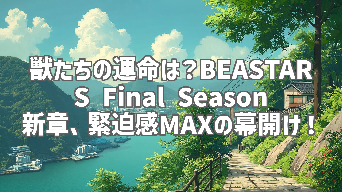 獣たちの運命は？BEASTARS Final Season 新章、緊迫感MAXの幕開け！