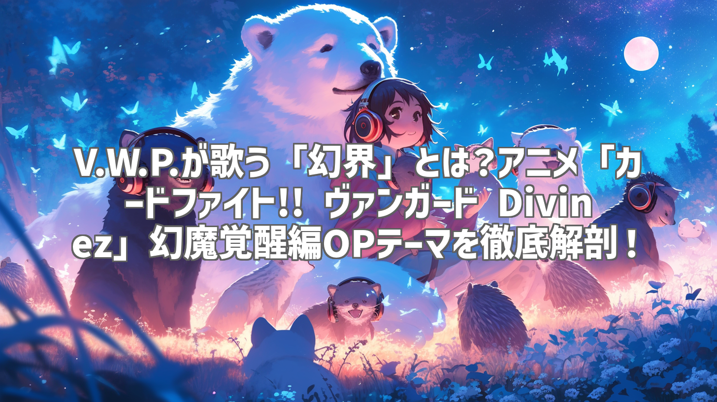V.W.P.が歌う「幻界」とは？アニメ「カードファイト!! ヴァンガード Divinez」幻魔覚醒編OPテーマを徹底解剖！