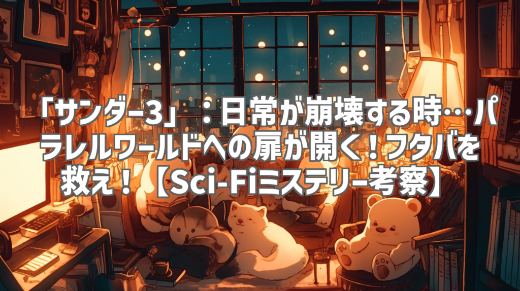 「サンダー3」：日常が崩壊する時…パラレルワールドへの扉が開く！フタバを救え！【Sci-Fiミステリー考察】