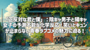 「正反対な君と僕」：陰キャ男子と陽キャ女子の予測不能な化学反応！笑いとキュンが止まらない青春ラブコメの魅力に迫る！