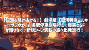 【銀河を駆け抜けろ！】劇場版「銀河特急ミルキー☆サブウェイ」各駅停車劇場行き：爆笑とSFが織りなす、新規シーン満載の旅へ出発進行！