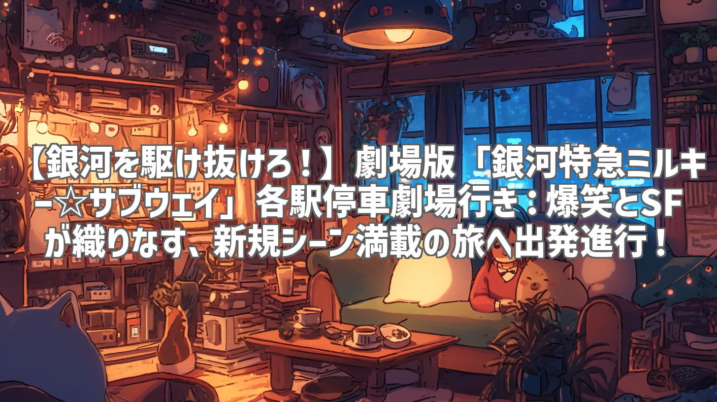 【銀河を駆け抜けろ！】劇場版「銀河特急ミルキー☆サブウェイ」各駅停車劇場行き：爆笑とSFが織りなす、新規シーン満載の旅へ出発進行！