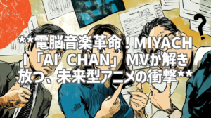 **電脳音楽革命！MIYACHI「AI CHAN」MVが解き放つ、未来型アニメの衝撃**
