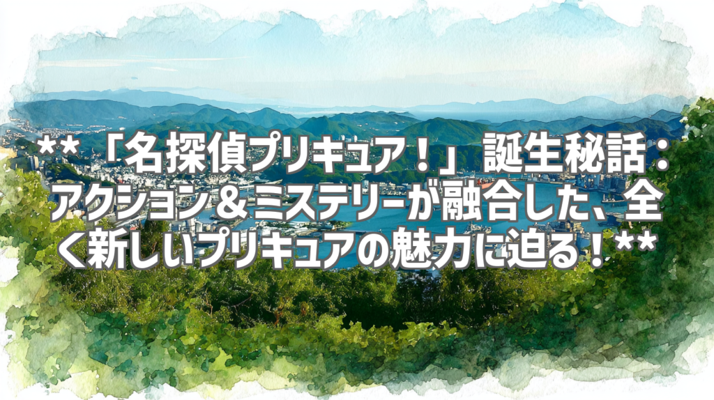 **「名探偵プリキュア！」誕生秘話：アクション＆ミステリーが融合した、全く新しいプリキュアの魅力に迫る！**