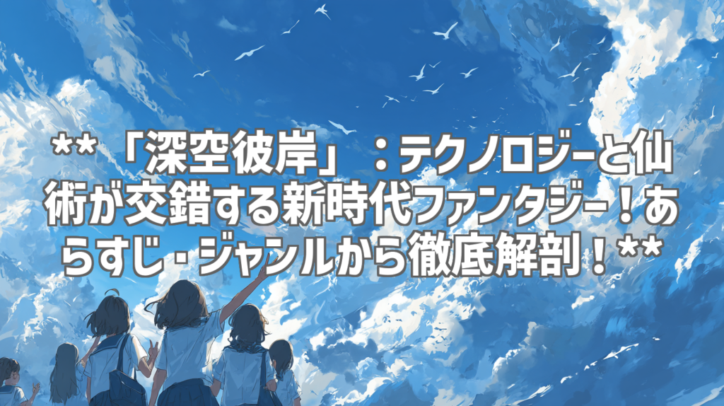 **「深空彼岸」：テクノロジーと仙術が交錯する新時代ファンタジー！あらすじ・ジャンルから徹底解剖！**