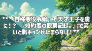 **「自称悪役令嬢」が天才王子を虜に！？ 『婚約者の観察記録。』で笑いと胸キュンが止まらない！**