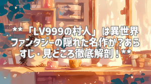 **「LV999の村人」は異世界ファンタジーの隠れた名作か？あらすじ・見どころ徹底解剖！**