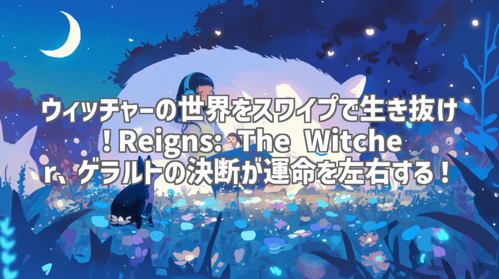 ウィッチャーの世界をスワイプで生き抜け！Reigns: The Witcher、ゲラルトの決断が運命を左右する！